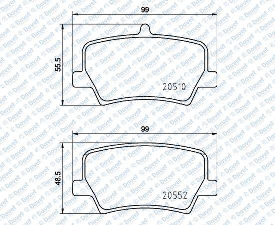 VALEO 670683 Arka Fren Balatasi Volvo Xc40 2.0 2.0d 17-